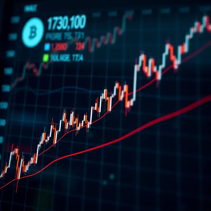 Currency Price Movements in the Forex Market Graph showing currency price fluctuations over time