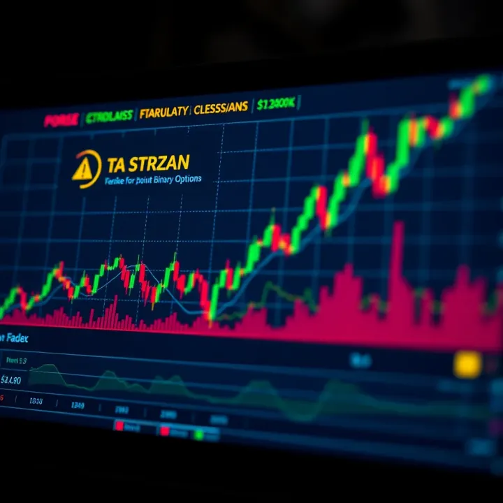 Graph showcasing risks and opportunities in Forex and binary options markets