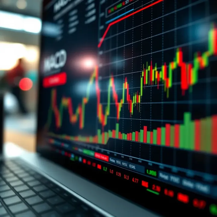 Graph illustrating MACD signals and their interpretation in fast market decision-making