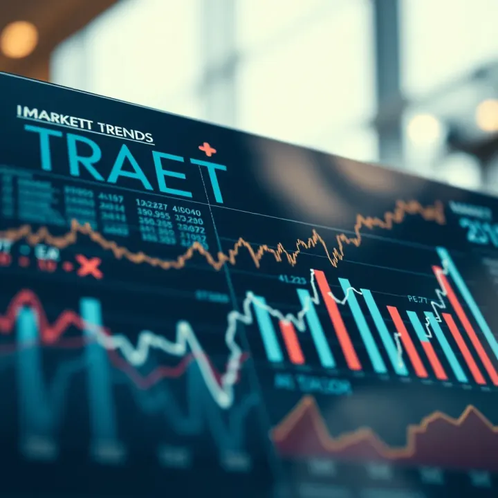 Graph depicting market trends and competitive analysis strategies