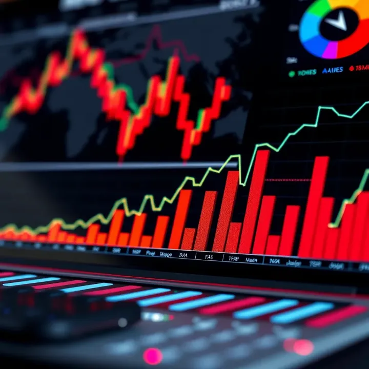 Graph depicting data collection and interpretation for strategic business decisions