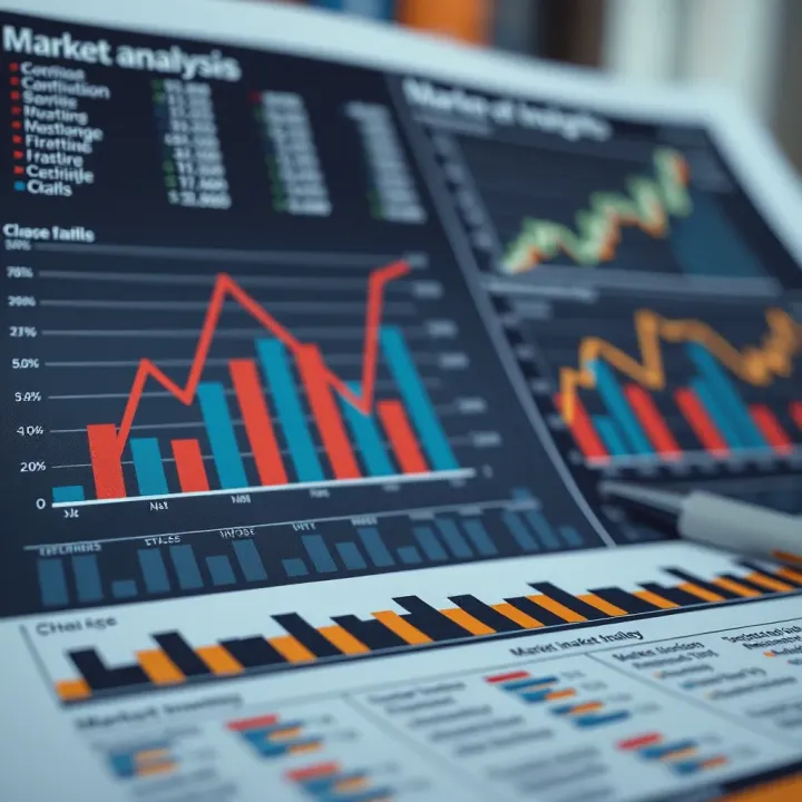 Chart illustrating practical applications of market analysis concepts in business strategy