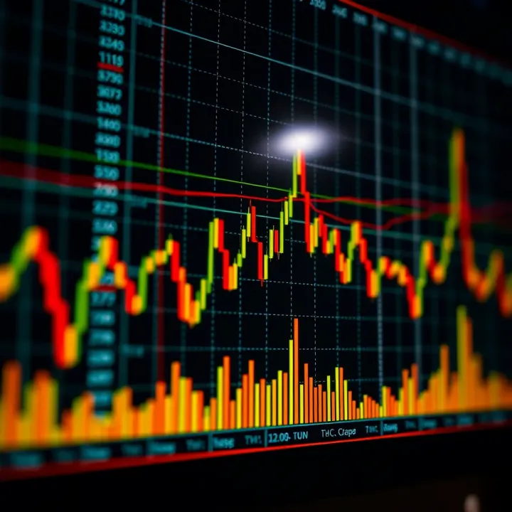 Graph showing price movements representing the core concept of price action trading