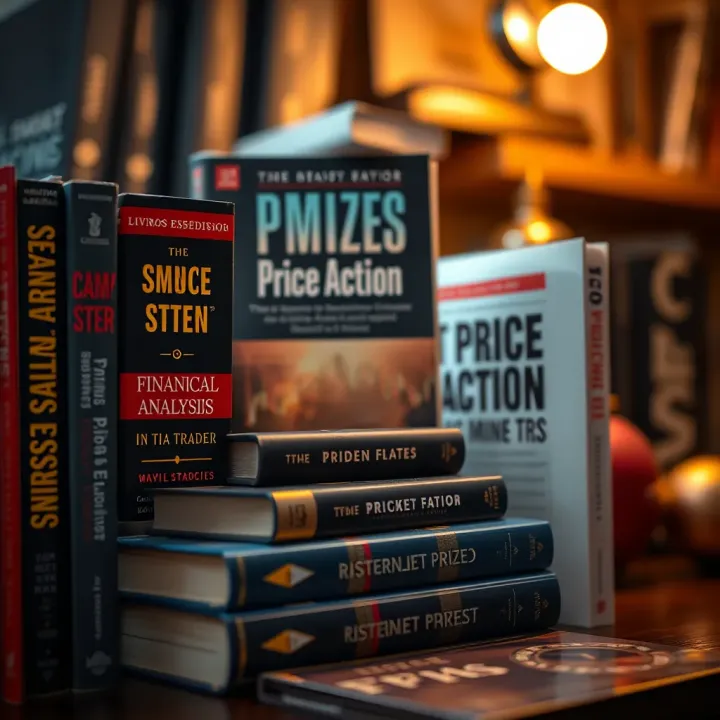 Collection of recommended books on price action and technical analysis for financial markets