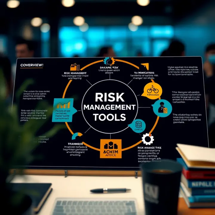 Diagram illustrating various risk management tools used in business environments