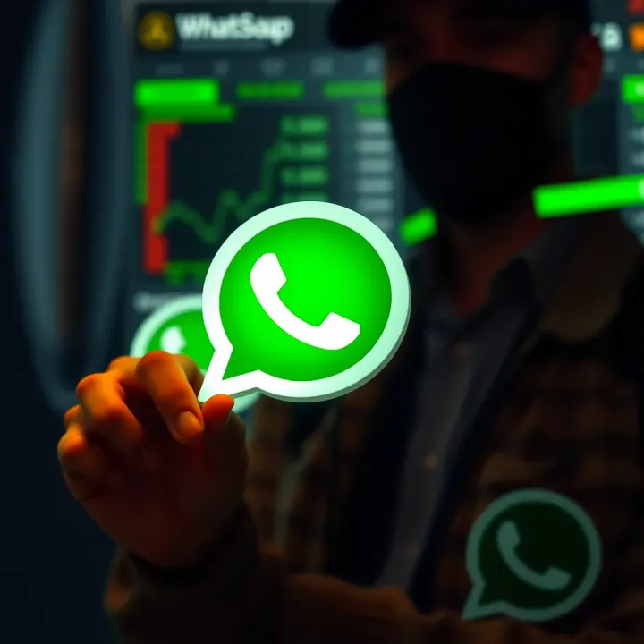 Illustration of secure digital communication symbolizing trusted WhatsApp groups for binary trading