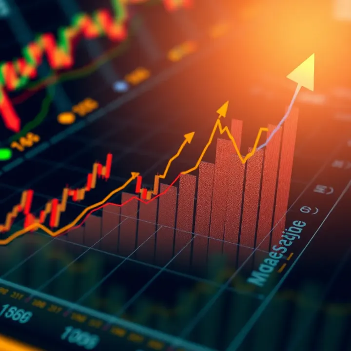 Graph showing growth and interaction of investors with trading strategies